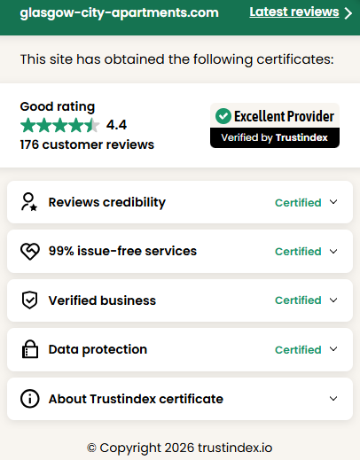 City Apartments Reviews Certificate